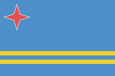 Drapeau d'Aruba par Graham Bartram