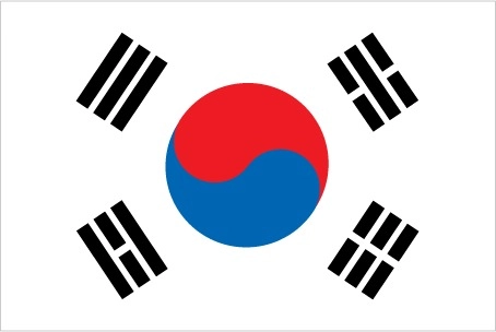 Drapeau de Cor&eacute;e du Sud par Graham Bartram