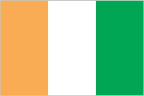 Drapeau de C&ocirc;te d'Ivoire par Graham Bartram