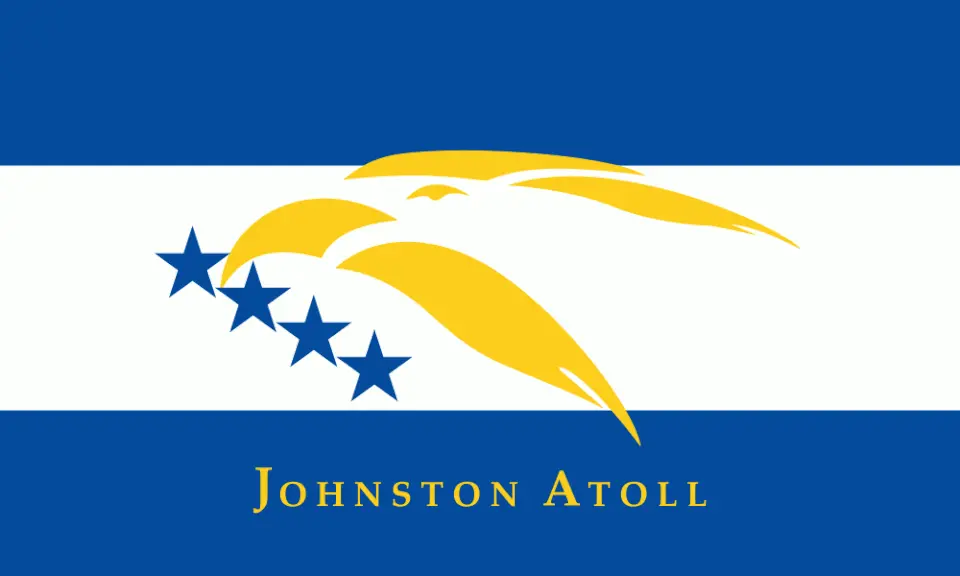 Drapeau de Johnston Atoll par Pascal Gross