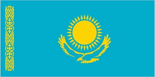 Drapeau du Kazakhstan par Graham Bartram