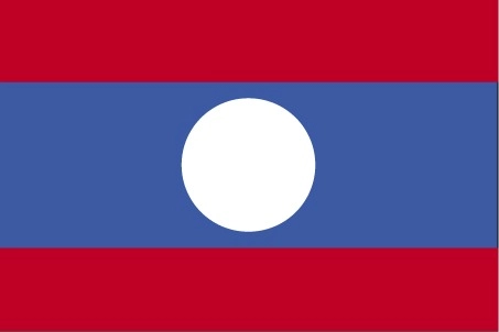 Drapeau du Laos par Graham Bartram