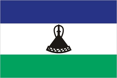 Drapeau du Lesotho par Graham Bartram