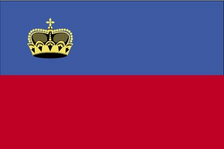 Drapeau du Liechtenstein par Graham Bartram