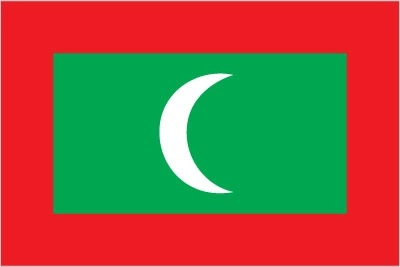 Drapeau des Maldives par Graham Bartram