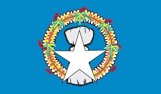 Drapeau des Mariannes du Nord par Graham Bartram