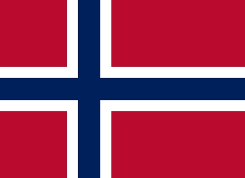 Drapeau de Norv&egrave;ge par Graham Bartram