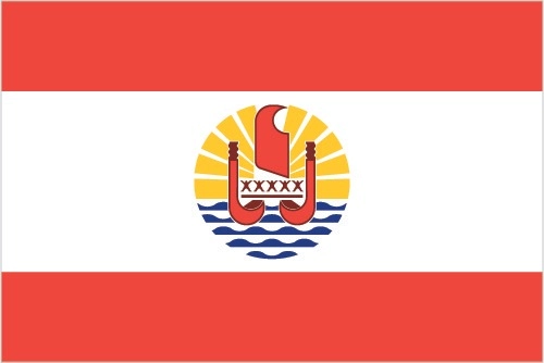 Drapeau de Polyn&eacute;sie par Graham Bartram