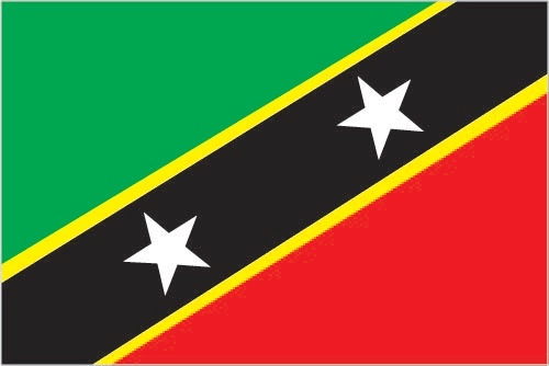 Drapeau de Saint Christophe et Nevis par Graham Bartram