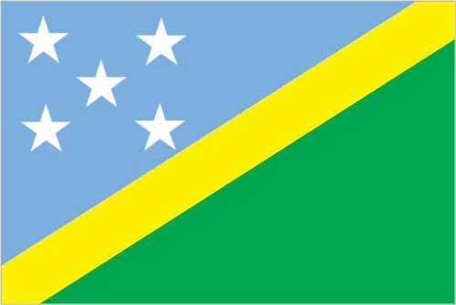 Drapeau des Salomon par Graham Bartram