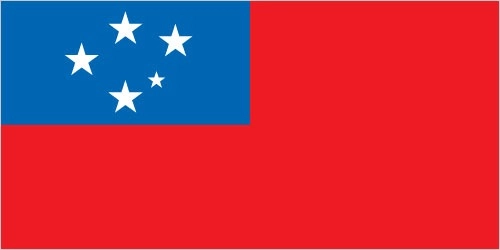 Drapeau des Samoa par Graham Bartram