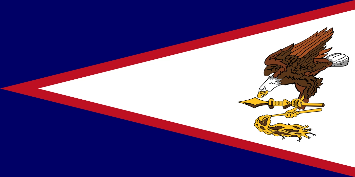 Drapeau des Samoa am&eacute;ricaines par Graham Bartram