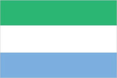 Drapeau de Sierra Leone par Graham Bartram