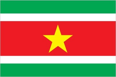 Drapeau du Surinam par Graham Bartram