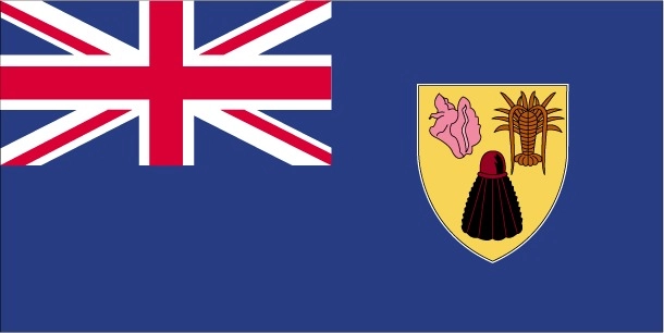 Drapeau des Turks et Ca&iuml;ques par Graham Bartram