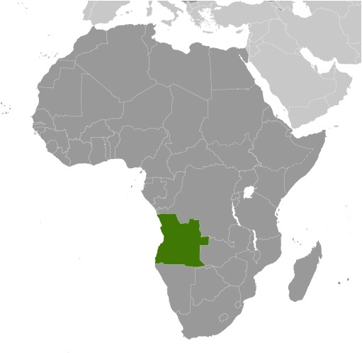 Localisation Angola