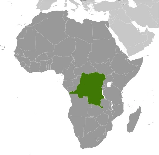 Localisation République démocratique du Congo