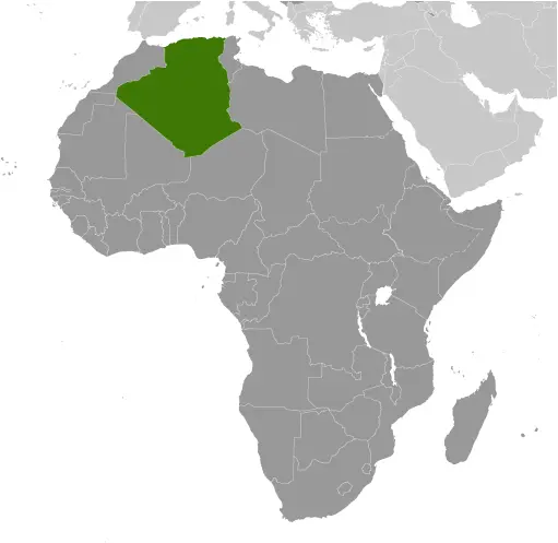 Localisation Algérie