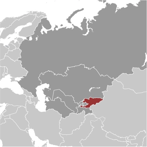 Localisation Kirghizistan