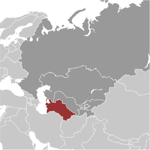 Localisation Turkménistan