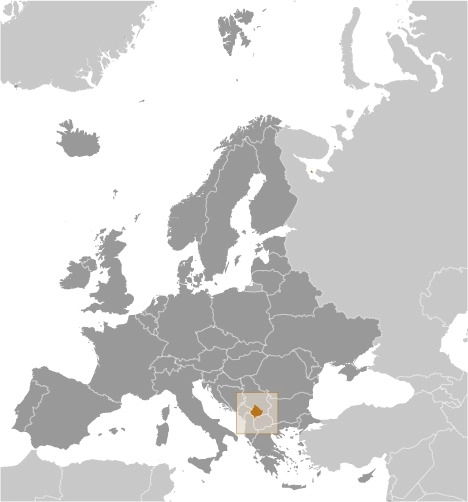 Localisation Kosovo