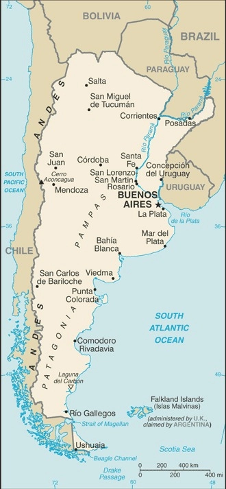 Carte Argentine