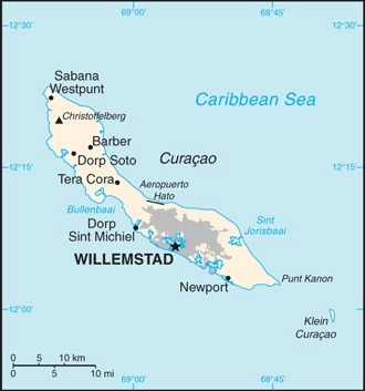 Carte Curaçao