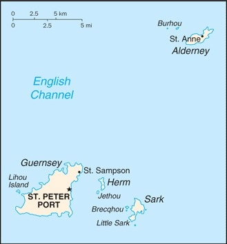 Carte Guernesey