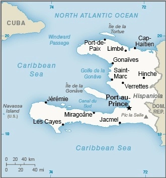 Carte Haïti