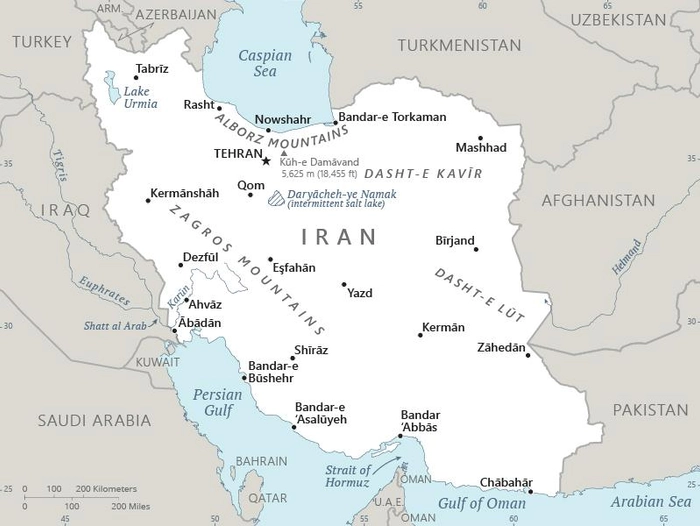 Carte Iran
