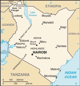Carte Kenya
