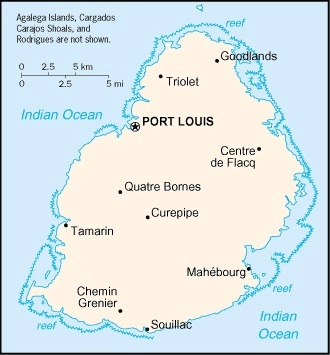 Carte Maurice