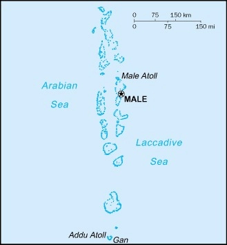Carte Maldives