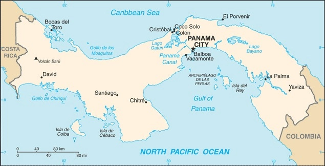 Carte Panama