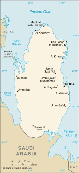 Carte Qatar