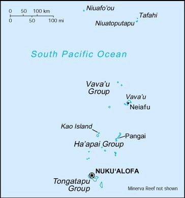 Carte Tonga
